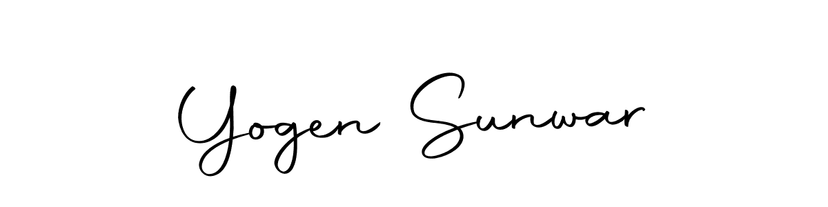 Similarly Autography-DOLnW is the best handwritten signature design. Signature creator online .You can use it as an online autograph creator for name Yogen Sunwar. Yogen Sunwar signature style 10 images and pictures png