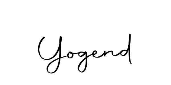 Design your own signature with our free online signature maker. With this signature software, you can create a handwritten (Autography-DOLnW) signature for name Yogend. Yogend signature style 10 images and pictures png