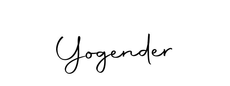 Make a beautiful signature design for name Yogender. With this signature (Autography-DOLnW) style, you can create a handwritten signature for free. Yogender signature style 10 images and pictures png