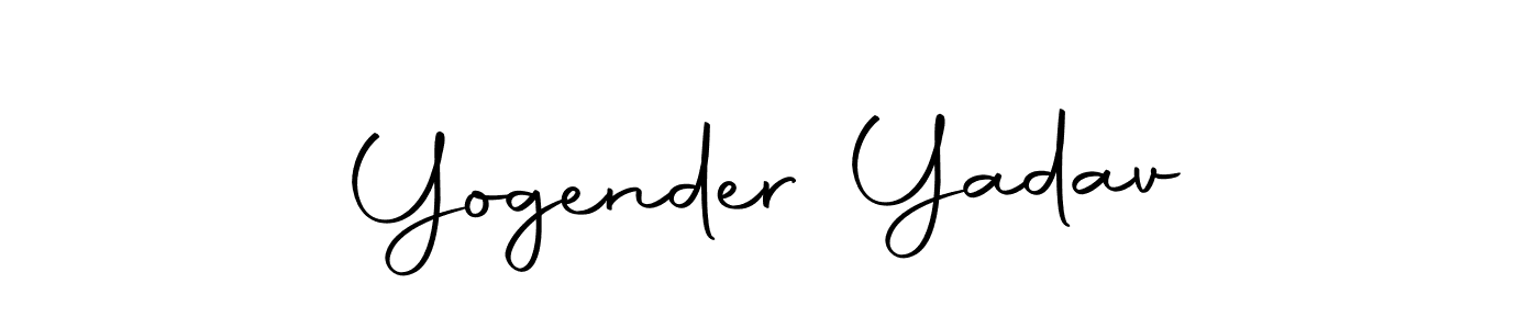 Also we have Yogender Yadav name is the best signature style. Create professional handwritten signature collection using Autography-DOLnW autograph style. Yogender Yadav signature style 10 images and pictures png