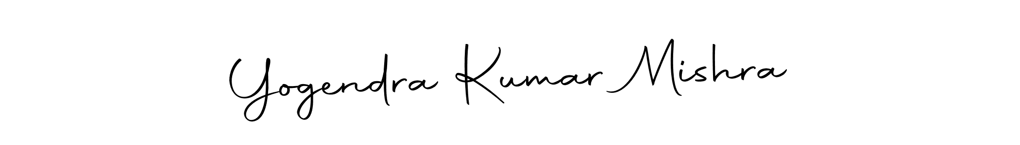 How to make Yogendra Kumar Mishra name signature. Use Autography-DOLnW style for creating short signs online. This is the latest handwritten sign. Yogendra Kumar Mishra signature style 10 images and pictures png