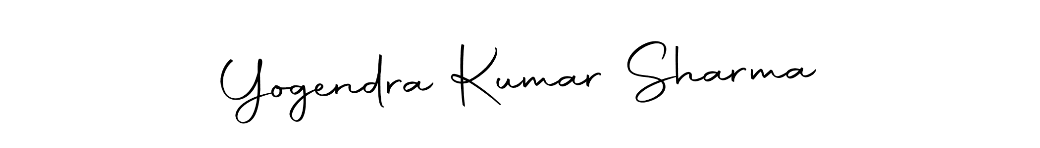 Make a beautiful signature design for name Yogendra Kumar Sharma. With this signature (Autography-DOLnW) style, you can create a handwritten signature for free. Yogendra Kumar Sharma signature style 10 images and pictures png