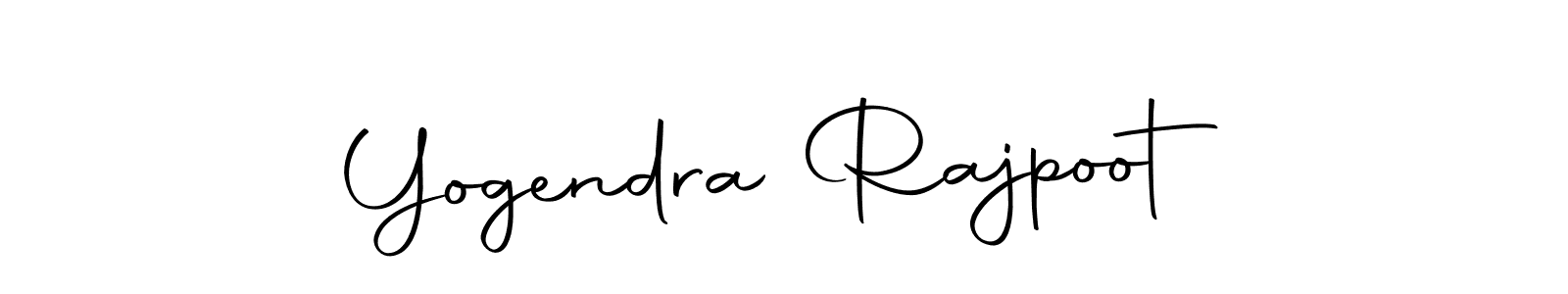 Design your own signature with our free online signature maker. With this signature software, you can create a handwritten (Autography-DOLnW) signature for name Yogendra Rajpoot. Yogendra Rajpoot signature style 10 images and pictures png