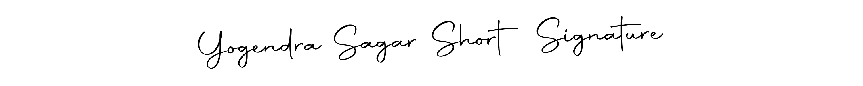 Make a beautiful signature design for name Yogendra Sagar Short Signature. Use this online signature maker to create a handwritten signature for free. Yogendra Sagar Short Signature signature style 10 images and pictures png