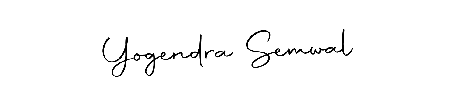 Design your own signature with our free online signature maker. With this signature software, you can create a handwritten (Autography-DOLnW) signature for name Yogendra Semwal. Yogendra Semwal signature style 10 images and pictures png