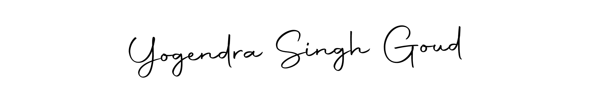 Create a beautiful signature design for name Yogendra Singh Goud. With this signature (Autography-DOLnW) fonts, you can make a handwritten signature for free. Yogendra Singh Goud signature style 10 images and pictures png