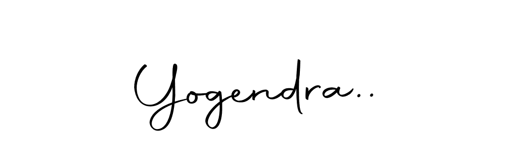 The best way (Autography-DOLnW) to make a short signature is to pick only two or three words in your name. The name Yogendra.. include a total of six letters. For converting this name. Yogendra.. signature style 10 images and pictures png