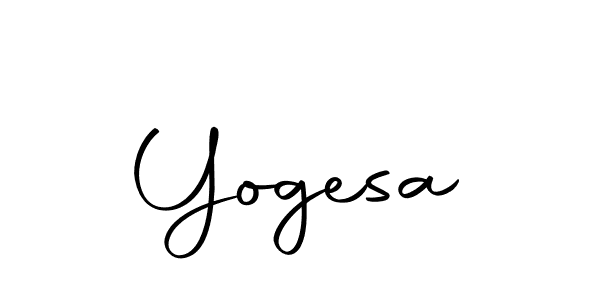 Use a signature maker to create a handwritten signature online. With this signature software, you can design (Autography-DOLnW) your own signature for name Yogesa. Yogesa signature style 10 images and pictures png