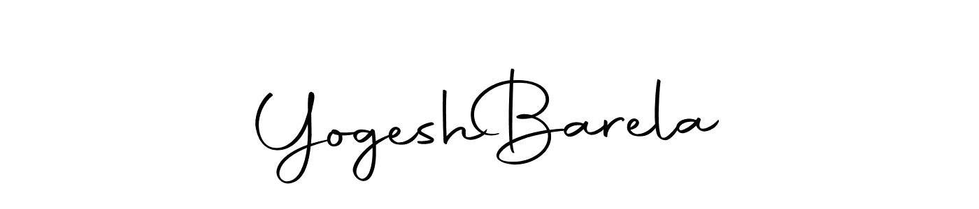 Create a beautiful signature design for name Yogesh  Barela. With this signature (Autography-DOLnW) fonts, you can make a handwritten signature for free. Yogesh  Barela signature style 10 images and pictures png