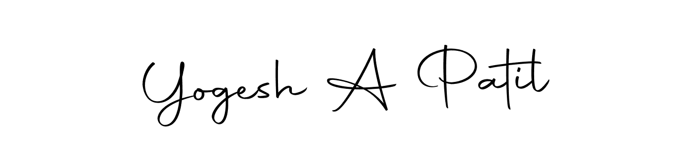 Here are the top 10 professional signature styles for the name Yogesh A Patil. These are the best autograph styles you can use for your name. Yogesh A Patil signature style 10 images and pictures png