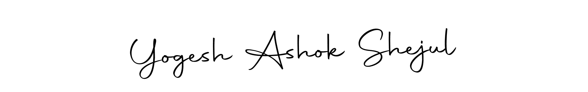 Yogesh Ashok Shejul stylish signature style. Best Handwritten Sign (Autography-DOLnW) for my name. Handwritten Signature Collection Ideas for my name Yogesh Ashok Shejul. Yogesh Ashok Shejul signature style 10 images and pictures png