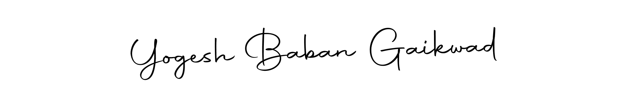 if you are searching for the best signature style for your name Yogesh Baban Gaikwad. so please give up your signature search. here we have designed multiple signature styles  using Autography-DOLnW. Yogesh Baban Gaikwad signature style 10 images and pictures png