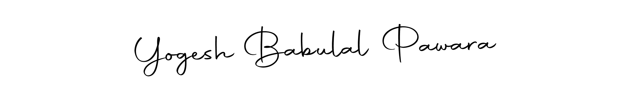 How to make Yogesh Babulal Pawara name signature. Use Autography-DOLnW style for creating short signs online. This is the latest handwritten sign. Yogesh Babulal Pawara signature style 10 images and pictures png