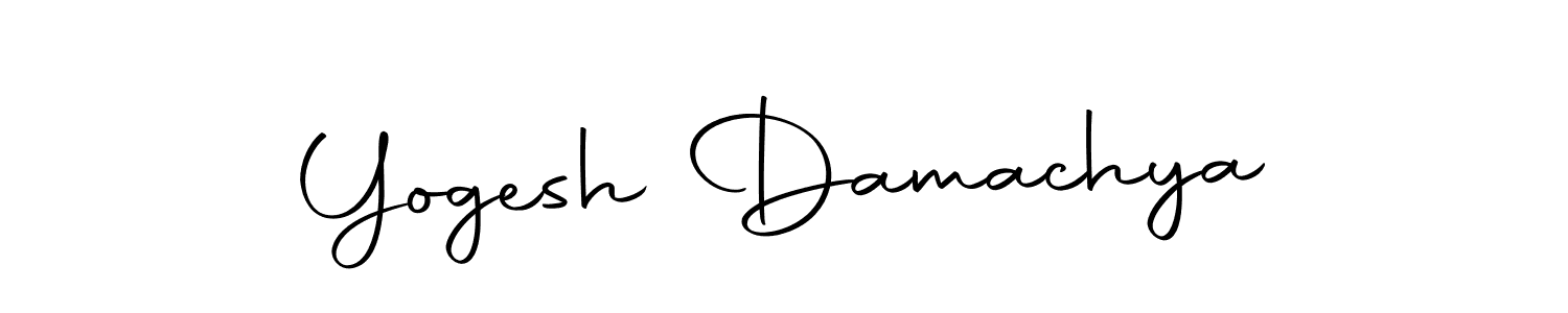 You should practise on your own different ways (Autography-DOLnW) to write your name (Yogesh Damachya) in signature. don't let someone else do it for you. Yogesh Damachya signature style 10 images and pictures png