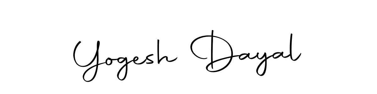 Use a signature maker to create a handwritten signature online. With this signature software, you can design (Autography-DOLnW) your own signature for name Yogesh Dayal. Yogesh Dayal signature style 10 images and pictures png