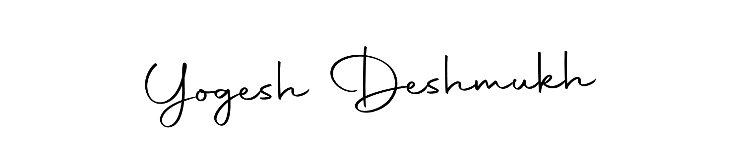 Create a beautiful signature design for name Yogesh Deshmukh. With this signature (Autography-DOLnW) fonts, you can make a handwritten signature for free. Yogesh Deshmukh signature style 10 images and pictures png