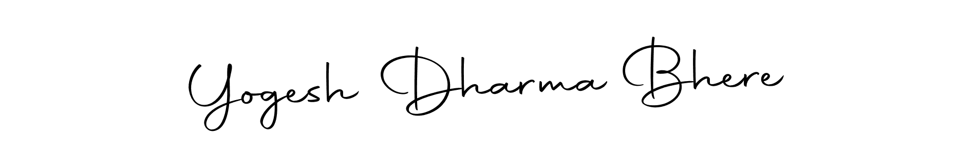 The best way (Autography-DOLnW) to make a short signature is to pick only two or three words in your name. The name Yogesh Dharma Bhere include a total of six letters. For converting this name. Yogesh Dharma Bhere signature style 10 images and pictures png