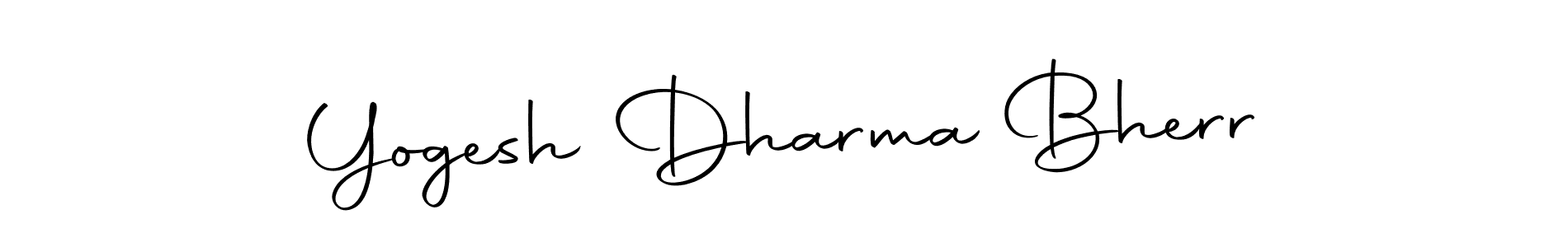 Use a signature maker to create a handwritten signature online. With this signature software, you can design (Autography-DOLnW) your own signature for name Yogesh Dharma Bherr. Yogesh Dharma Bherr signature style 10 images and pictures png