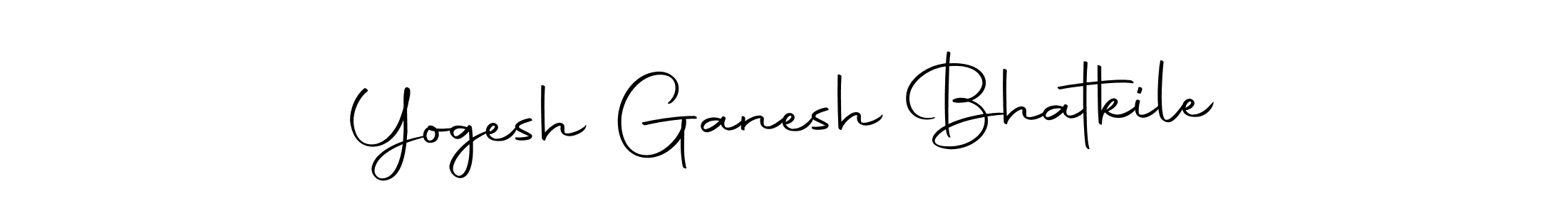 Make a beautiful signature design for name Yogesh Ganesh Bhatkile. With this signature (Autography-DOLnW) style, you can create a handwritten signature for free. Yogesh Ganesh Bhatkile signature style 10 images and pictures png