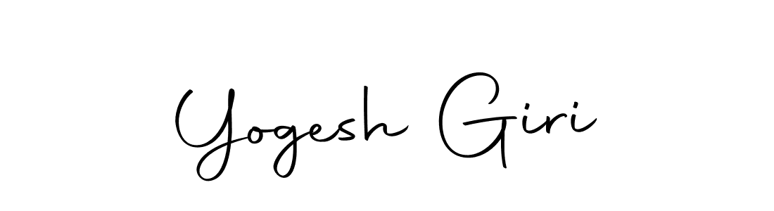 How to make Yogesh Giri name signature. Use Autography-DOLnW style for creating short signs online. This is the latest handwritten sign. Yogesh Giri signature style 10 images and pictures png
