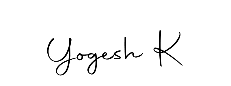 Use a signature maker to create a handwritten signature online. With this signature software, you can design (Autography-DOLnW) your own signature for name Yogesh K. Yogesh K signature style 10 images and pictures png