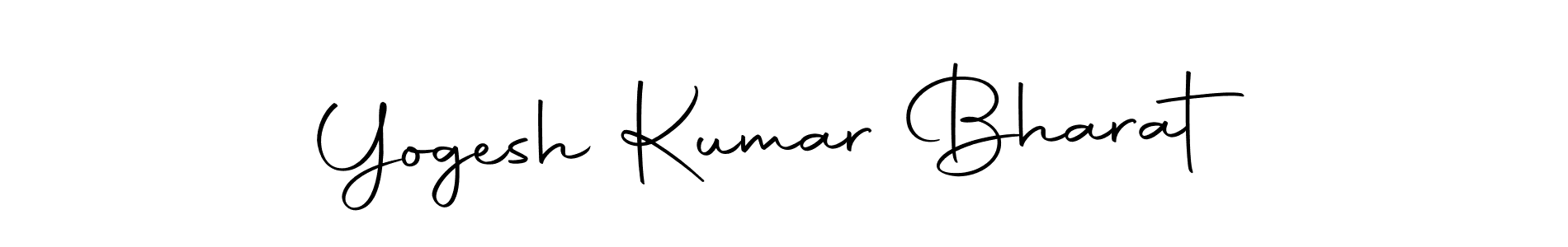 Make a beautiful signature design for name Yogesh Kumar Bharat. With this signature (Autography-DOLnW) style, you can create a handwritten signature for free. Yogesh Kumar Bharat signature style 10 images and pictures png