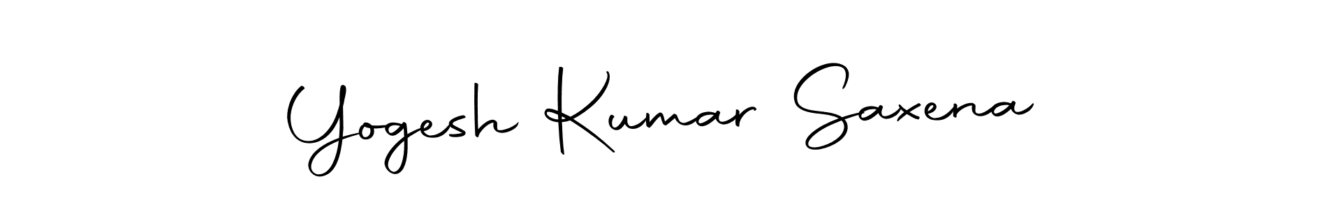 Create a beautiful signature design for name Yogesh Kumar Saxena. With this signature (Autography-DOLnW) fonts, you can make a handwritten signature for free. Yogesh Kumar Saxena signature style 10 images and pictures png