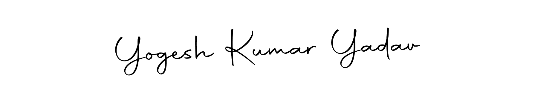 How to make Yogesh Kumar Yadav name signature. Use Autography-DOLnW style for creating short signs online. This is the latest handwritten sign. Yogesh Kumar Yadav signature style 10 images and pictures png