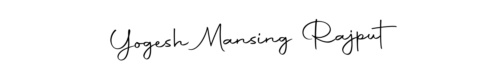 Create a beautiful signature design for name Yogesh Mansing Rajput. With this signature (Autography-DOLnW) fonts, you can make a handwritten signature for free. Yogesh Mansing Rajput signature style 10 images and pictures png