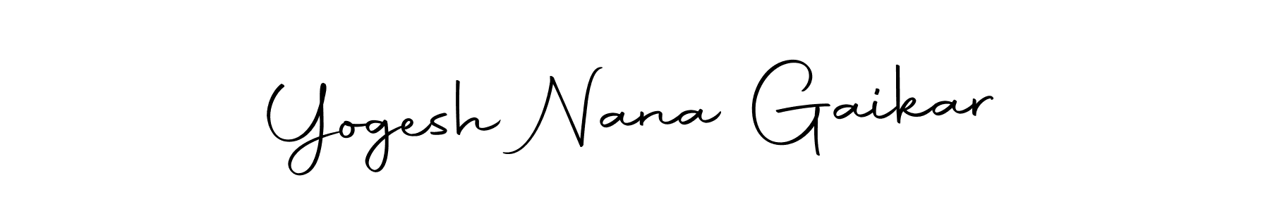 Design your own signature with our free online signature maker. With this signature software, you can create a handwritten (Autography-DOLnW) signature for name Yogesh Nana Gaikar. Yogesh Nana Gaikar signature style 10 images and pictures png
