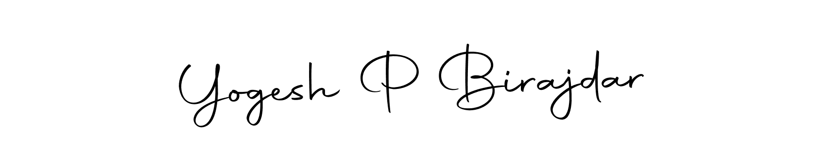 How to make Yogesh P Birajdar signature? Autography-DOLnW is a professional autograph style. Create handwritten signature for Yogesh P Birajdar name. Yogesh P Birajdar signature style 10 images and pictures png