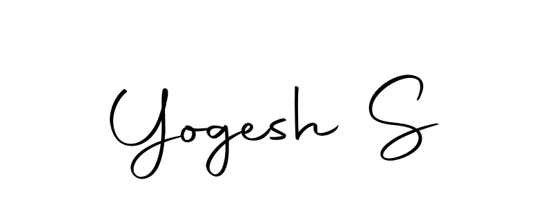 Also we have Yogesh S name is the best signature style. Create professional handwritten signature collection using Autography-DOLnW autograph style. Yogesh S signature style 10 images and pictures png