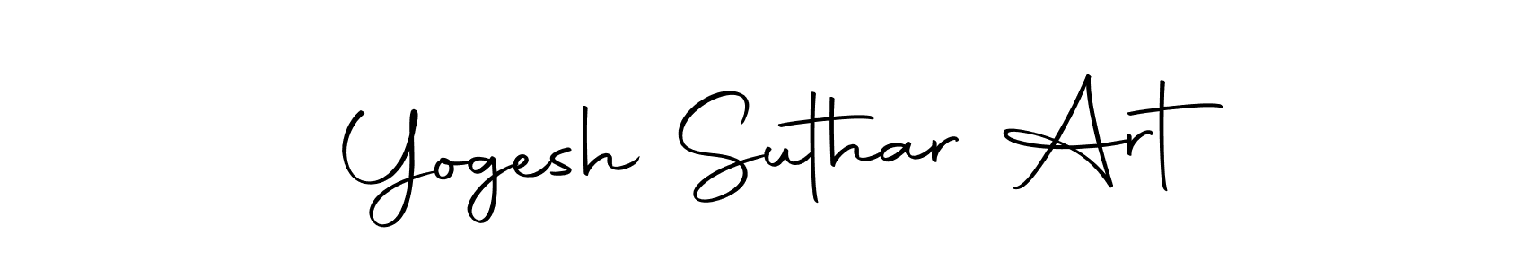 Design your own signature with our free online signature maker. With this signature software, you can create a handwritten (Autography-DOLnW) signature for name Yogesh Suthar Art. Yogesh Suthar Art signature style 10 images and pictures png