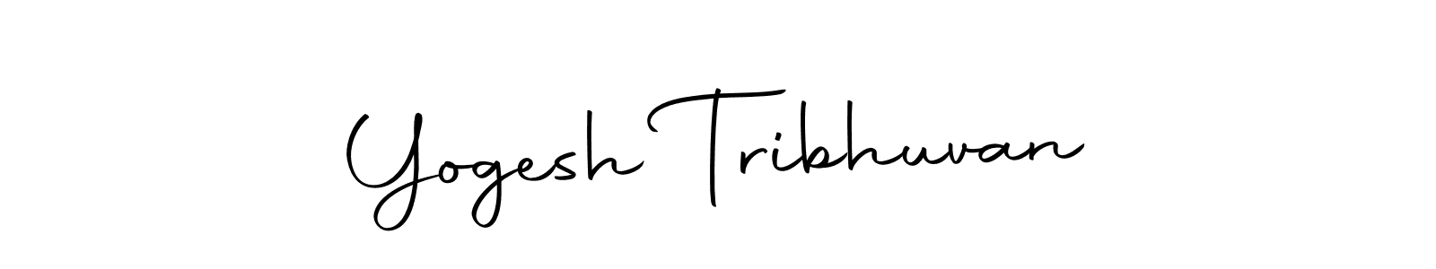 How to make Yogesh Tribhuvan signature? Autography-DOLnW is a professional autograph style. Create handwritten signature for Yogesh Tribhuvan name. Yogesh Tribhuvan signature style 10 images and pictures png