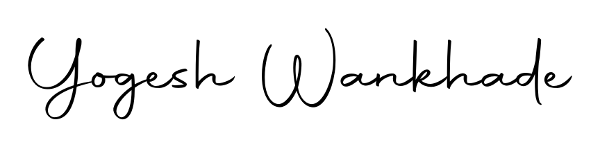 Practice writing Yogesh Wankhade with the flow of Autography-DOLnW lettering. A fantastic source of inspiration for developing your personal signature style. Yogesh Wankhade signature style 10 images and pictures png