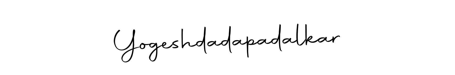 Similarly Autography-DOLnW is the best handwritten signature design. Signature creator online .You can use it as an online autograph creator for name Yogeshdadapadalkar. Yogeshdadapadalkar signature style 10 images and pictures png