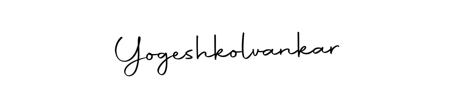 This is the best signature style for the Yogeshkolvankar name. Also you like these signature font (Autography-DOLnW). Mix name signature. Yogeshkolvankar signature style 10 images and pictures png