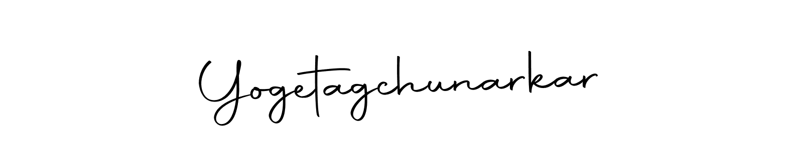 How to make Yogetagchunarkar name signature. Use Autography-DOLnW style for creating short signs online. This is the latest handwritten sign. Yogetagchunarkar signature style 10 images and pictures png