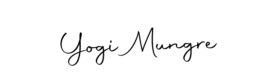 Create a beautiful signature design for name Yogi Mungre. With this signature (Autography-DOLnW) fonts, you can make a handwritten signature for free. Yogi Mungre signature style 10 images and pictures png