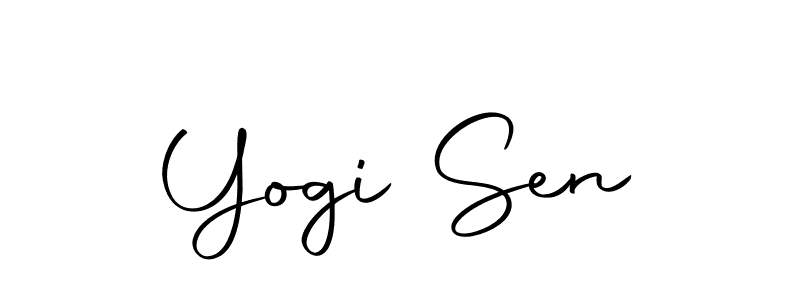 if you are searching for the best signature style for your name Yogi Sen. so please give up your signature search. here we have designed multiple signature styles  using Autography-DOLnW. Yogi Sen signature style 10 images and pictures png