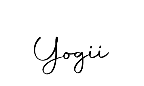 Create a beautiful signature design for name Yogii. With this signature (Autography-DOLnW) fonts, you can make a handwritten signature for free. Yogii signature style 10 images and pictures png