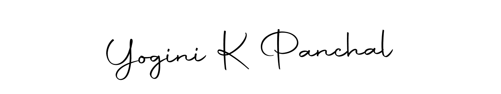 Make a beautiful signature design for name Yogini K Panchal. Use this online signature maker to create a handwritten signature for free. Yogini K Panchal signature style 10 images and pictures png