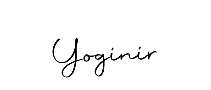 Design your own signature with our free online signature maker. With this signature software, you can create a handwritten (Autography-DOLnW) signature for name Yoginir. Yoginir signature style 10 images and pictures png