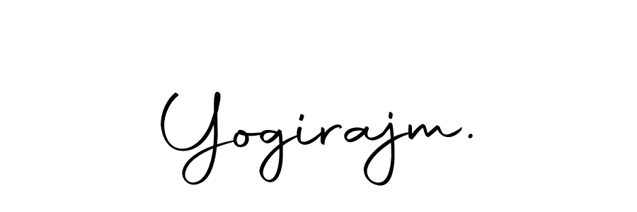 if you are searching for the best signature style for your name Yogirajm.. so please give up your signature search. here we have designed multiple signature styles  using Autography-DOLnW. Yogirajm. signature style 10 images and pictures png