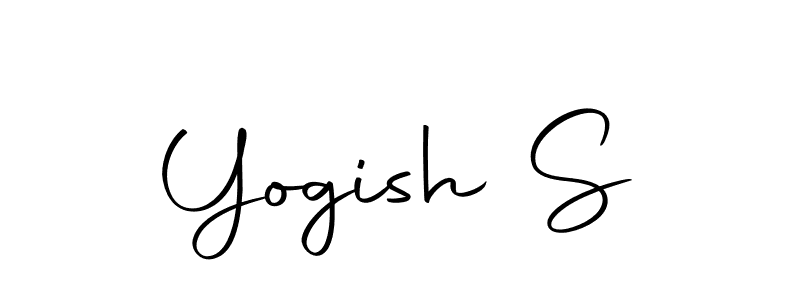 Yogish S stylish signature style. Best Handwritten Sign (Autography-DOLnW) for my name. Handwritten Signature Collection Ideas for my name Yogish S. Yogish S signature style 10 images and pictures png