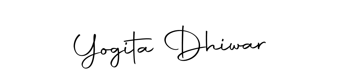 The best way (Autography-DOLnW) to make a short signature is to pick only two or three words in your name. The name Yogita Dhiwar include a total of six letters. For converting this name. Yogita Dhiwar signature style 10 images and pictures png
