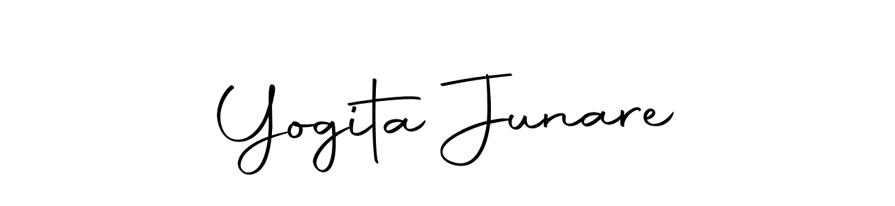 Make a beautiful signature design for name Yogita Junare. Use this online signature maker to create a handwritten signature for free. Yogita Junare signature style 10 images and pictures png