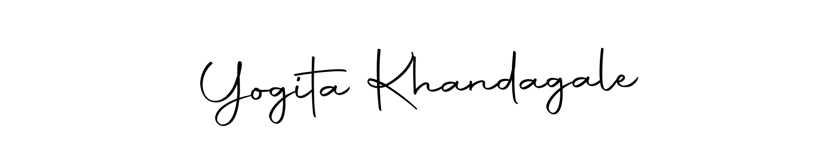Design your own signature with our free online signature maker. With this signature software, you can create a handwritten (Autography-DOLnW) signature for name Yogita Khandagale. Yogita Khandagale signature style 10 images and pictures png