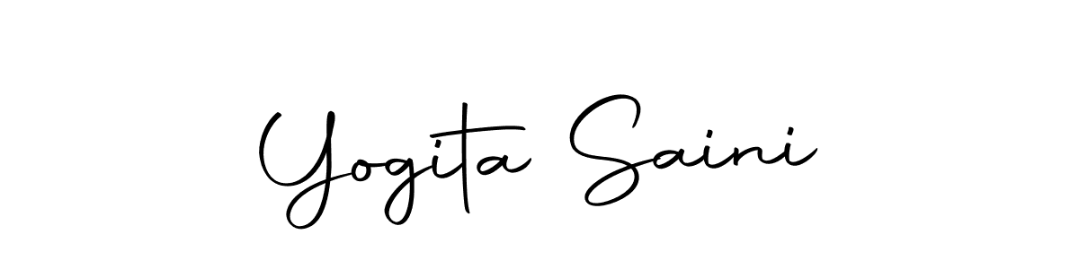Yogita Saini stylish signature style. Best Handwritten Sign (Autography-DOLnW) for my name. Handwritten Signature Collection Ideas for my name Yogita Saini. Yogita Saini signature style 10 images and pictures png