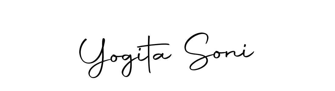 Design your own signature with our free online signature maker. With this signature software, you can create a handwritten (Autography-DOLnW) signature for name Yogita Soni. Yogita Soni signature style 10 images and pictures png